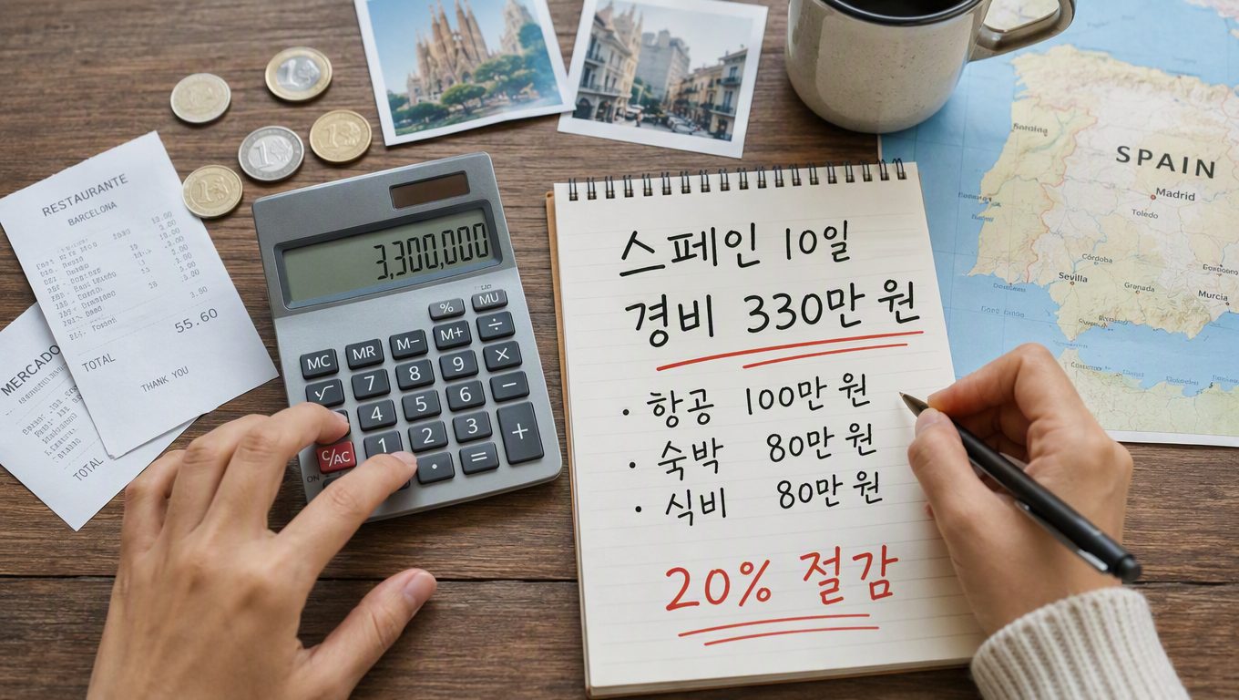 스페인여행 경비 실제 사례와 절감 방법